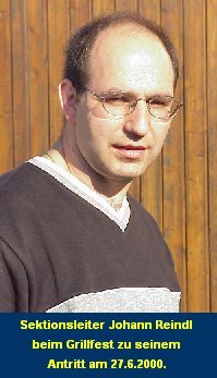 Sektionsleiter Josef Wögerbauer, 27.6.2000